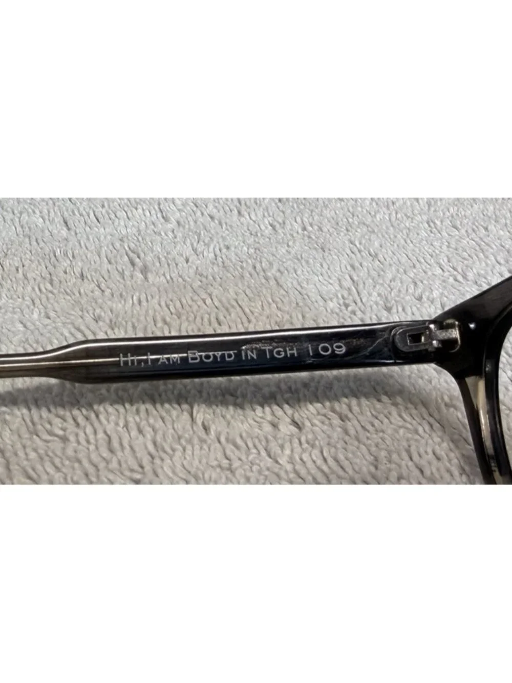 FHONE Boyd TGH 109 Gray Brown Horn Square Eyeglasses Frames 42-20-145 Germany